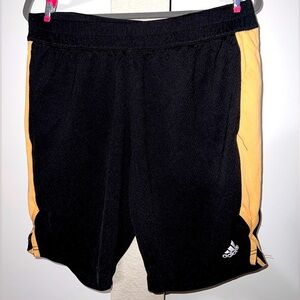 Adidas Golf Performance Mesh Black & Coral Men's Athletic Shorts